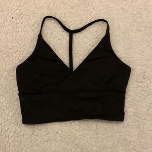 Black Crossover Sports Bra/Bralette